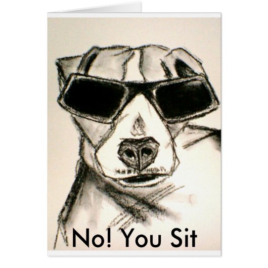 No! You Sit Cards (Front)