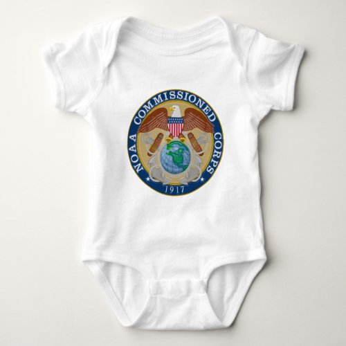 NOAA Commissioned Corps seal Baby Bodysuit