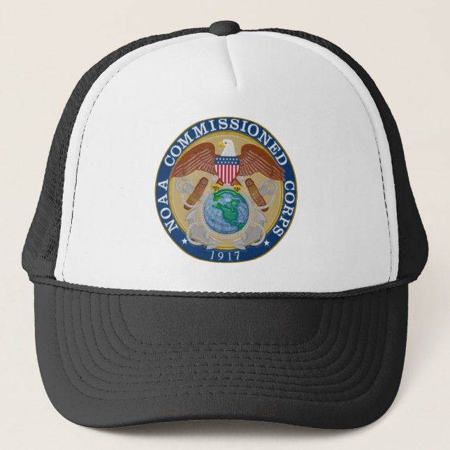 NOAA Commissioned Corps seal Trucker Hat (Front)