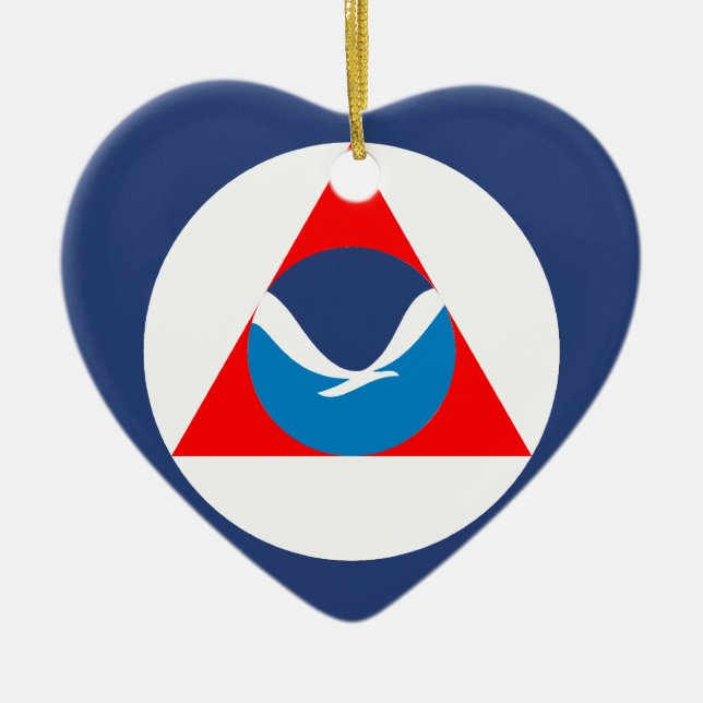 Noaa, United States Ceramic Ornament (Front)