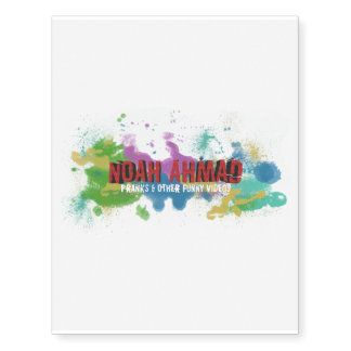 NOAH AHMAD TEMPORARY TATTOO