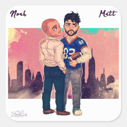 Noah and Matt Sticker