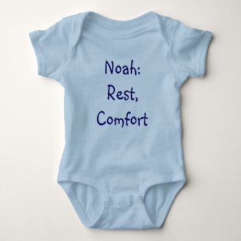 Noah Baby Name Meaning Bodysuit by GroceryGirlCooks at Zazzle