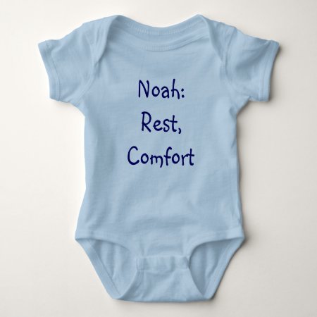 Noah Baby Name Meaning Bodysuit