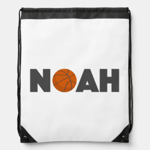 Noah Basketball Drawstring Bag