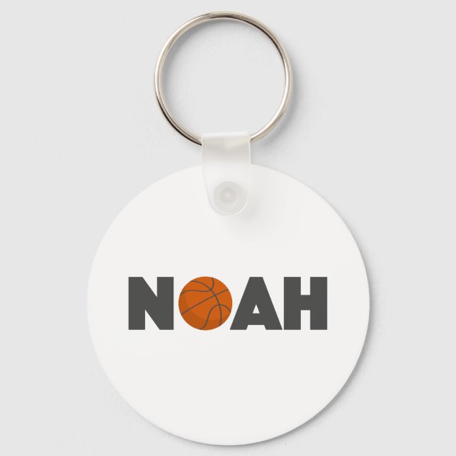 Noah Basketball Keychain (Front)