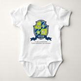 Neil boys name & meaning bird crest blue red baby bodysuit