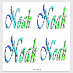 Noah Colorful Names, Sticker