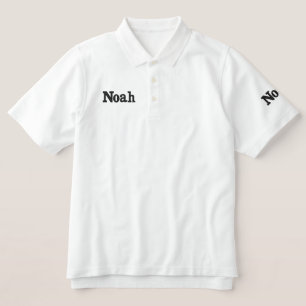 Noah Embroidered Mans Name, Polo Shirt