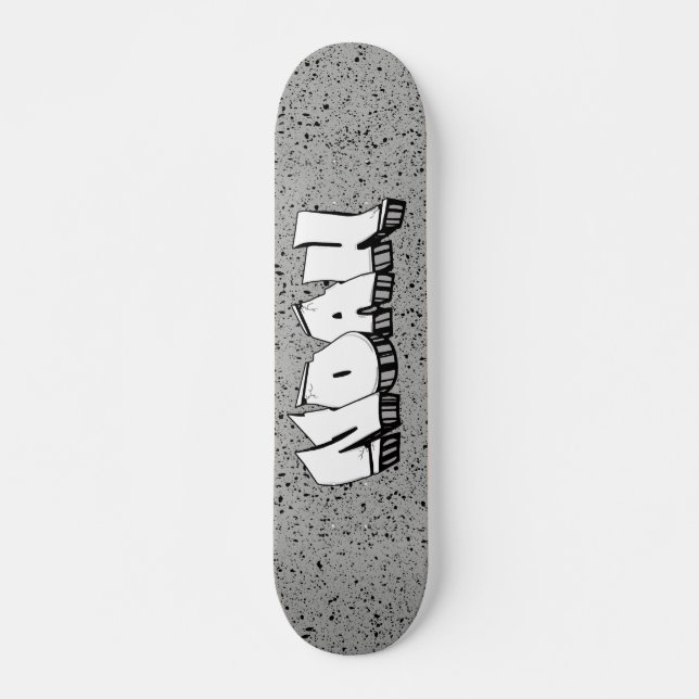 Noah Graffiti Custom Personalized Cool Skateboard (Front)