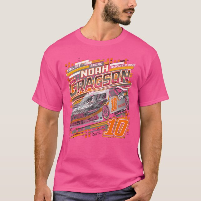 Noah Gragson Black Draft T-Shirt (Front)