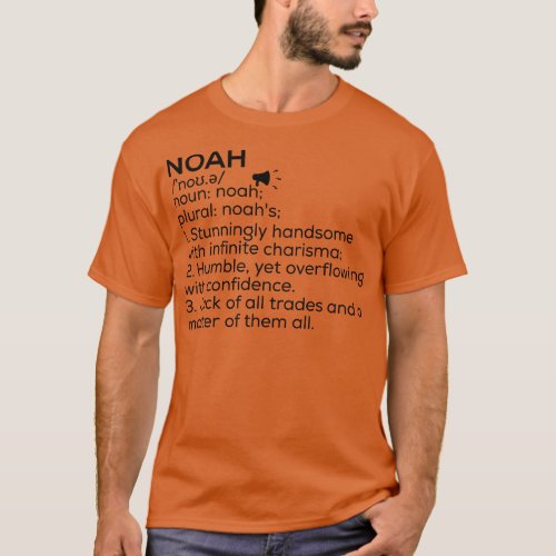 Noah Name Definition Noah Meaning Noah Name Meanin T_Shirt