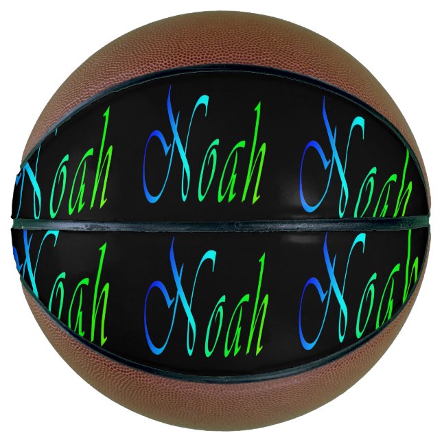 Noah, Name, Logo, Regulation Size Basketball (Front)