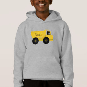 Noah Personalized Dump Truck Hoodie