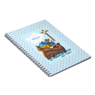Noah’s Ark Baptism, Boy Blue Notebook
