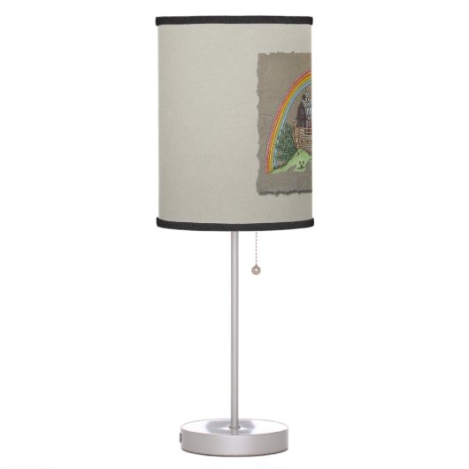 Noah’s Ark Barn Table Lamp (Left)