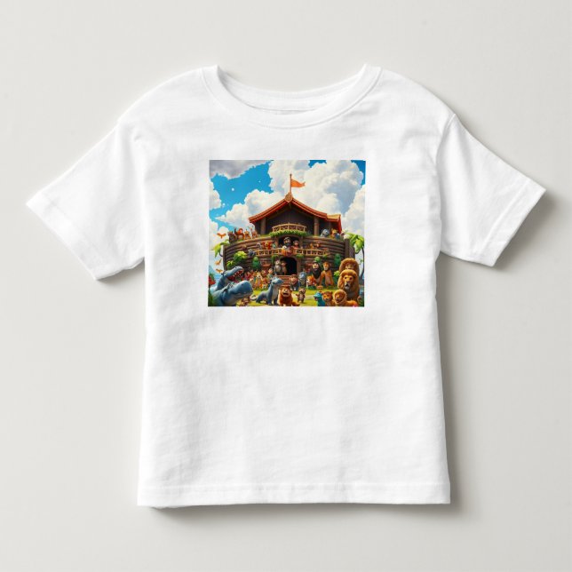 Noah’s Ark Of Joy Toddler T-shirt (Front)