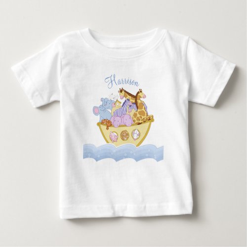 Noahs Ark personalized name Baby Bodysuit