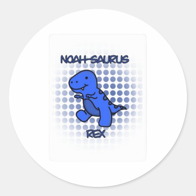 Noah-saurus Rex!! Sticker (Front)
