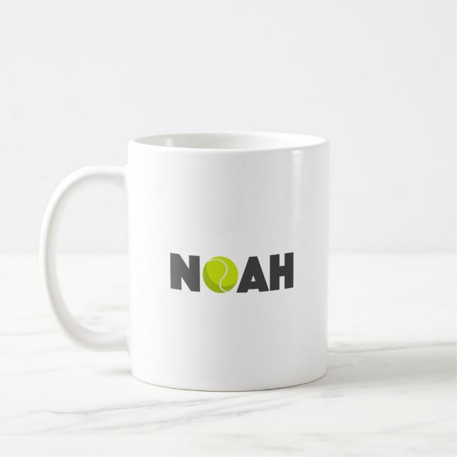 Noah Tennis Coffee Mug (Left)