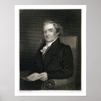 Noah Webster (1758-1843) engraved by Frederick W.