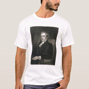 Noah Webster (1758-1843) engraved by Frederick W. T-Shirt
