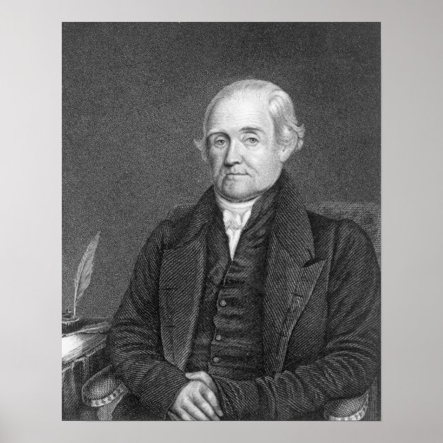 Noah Webster  engraved by G. Parker Poster (Front)