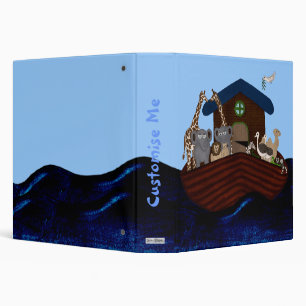 Noah's Ark 3 Ring Binder