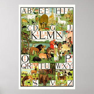 Noahs ark Alphabet ABC Posters for classrooms
