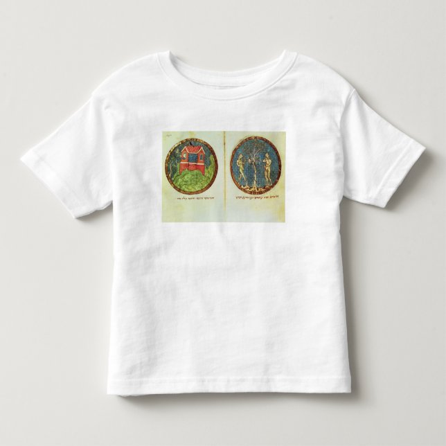 Noah's Ark and Adam and Eve Toddler T-shirt (Front)