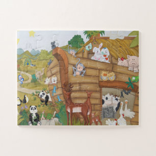 Noah's Ark Animals Childrens Jigsaw Puzzle
