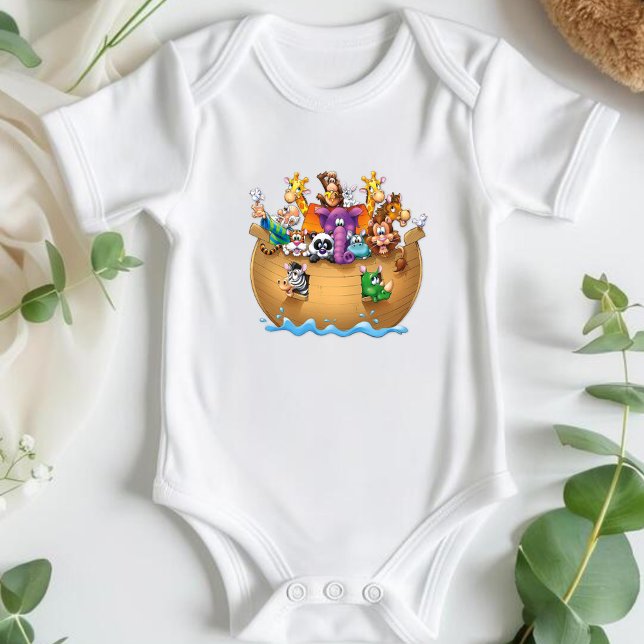 Noah's Ark Baby Animals Bodysuit (Creator Uploaded)
