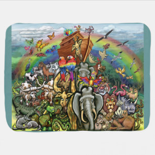 Noah's Ark Baby Blanket