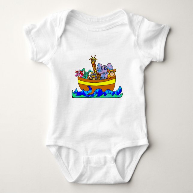Noah's Ark Baby Bodysuit (Front)