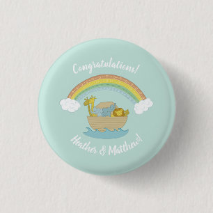 Noah's Ark Baby Shower Button