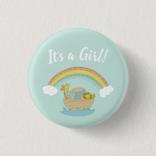 Noah's Ark Baby Shower Button