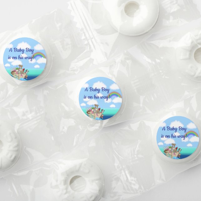 Noah's Ark Baby Shower Candy Favors Mints (Assorted)
