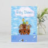 Noah's Ark Baby Shower  Invitation (Standing Front)