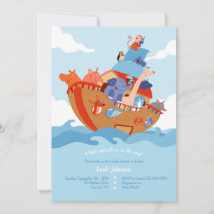 Noah's Ark Baby Shower Invitation