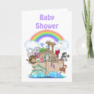 Noah's Ark Baby Shower Invitation
