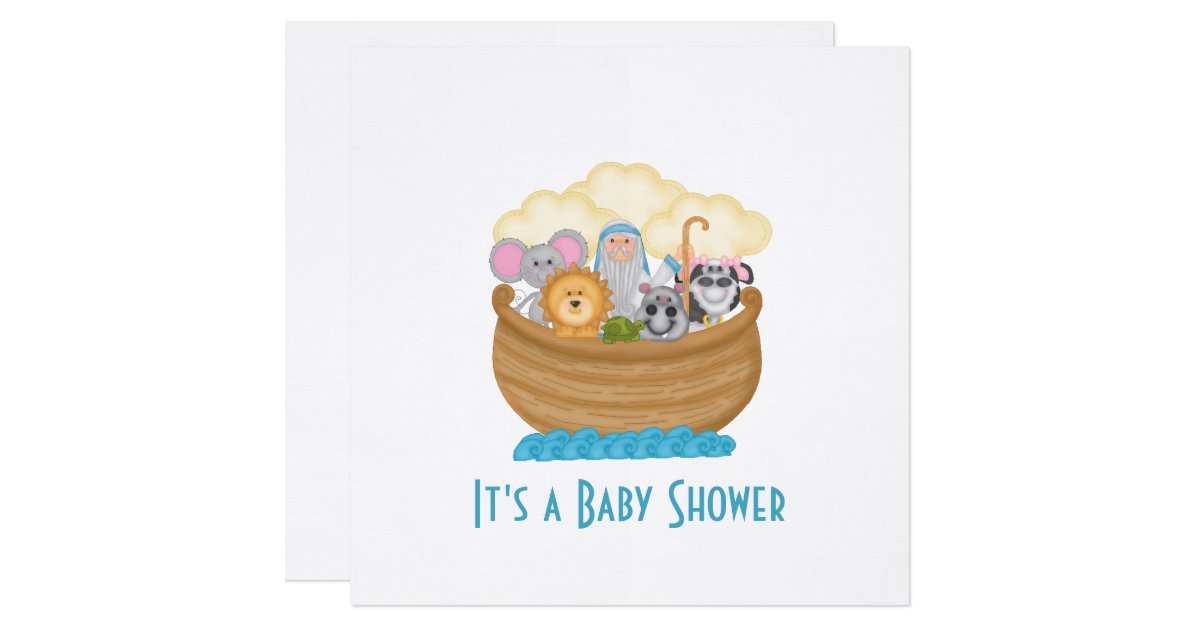 Noah's Ark Baby Shower Invitation | Zazzle