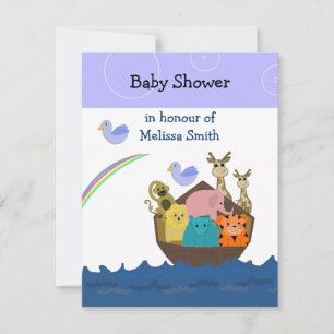 Noah's Ark Baby Shower Invitation