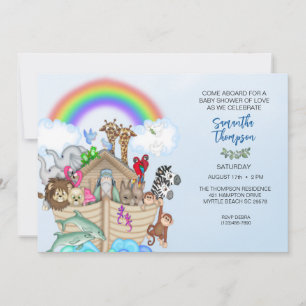 Noah's Ark  Baby Shower Invitation