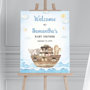 Noah's Ark Baby Shower Welcome Sign