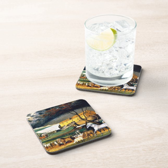 Noah's Ark Beverage Coaster (Right Side)