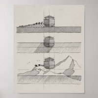 Noah's Ark - Bible Art, Nautical Ship Poster