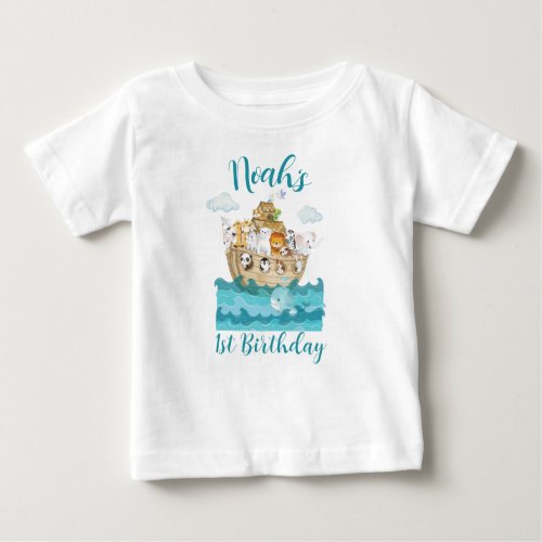 Noahs ark birthday Name shirt