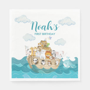 Noah's Ark Birthday Napkins