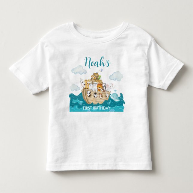 Noah's Ark Birthday  Toddler T-shirt (Front)