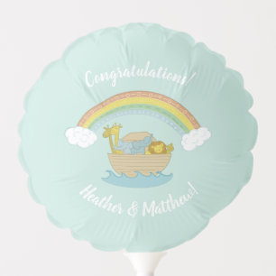 Noah's Ark Boho Baby Shower Balloon